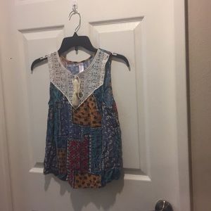 BoHo Floral Paisley Print Shirt